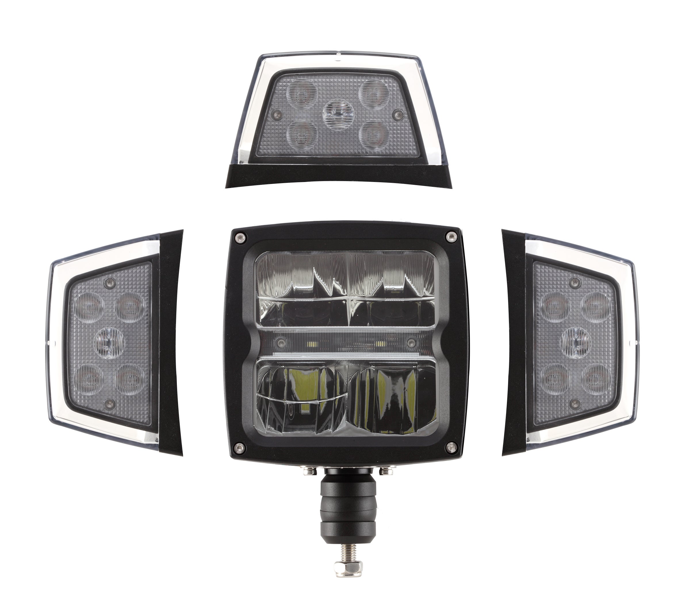 Plough light LED with 4 functions + thermal lens 12-30V DC