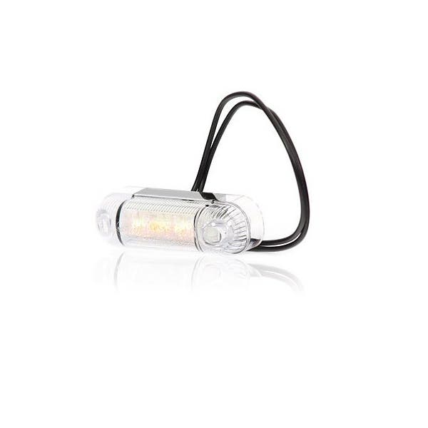 Side Marker Orange LED Clear Lens