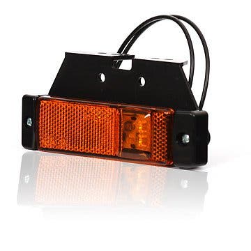 Side Marker Orange LED with Reflector incl. mount