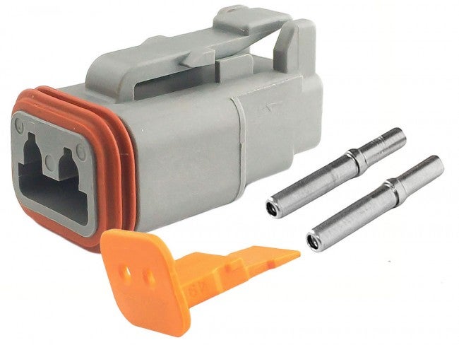 Deutsch 2-pin female connector kpl