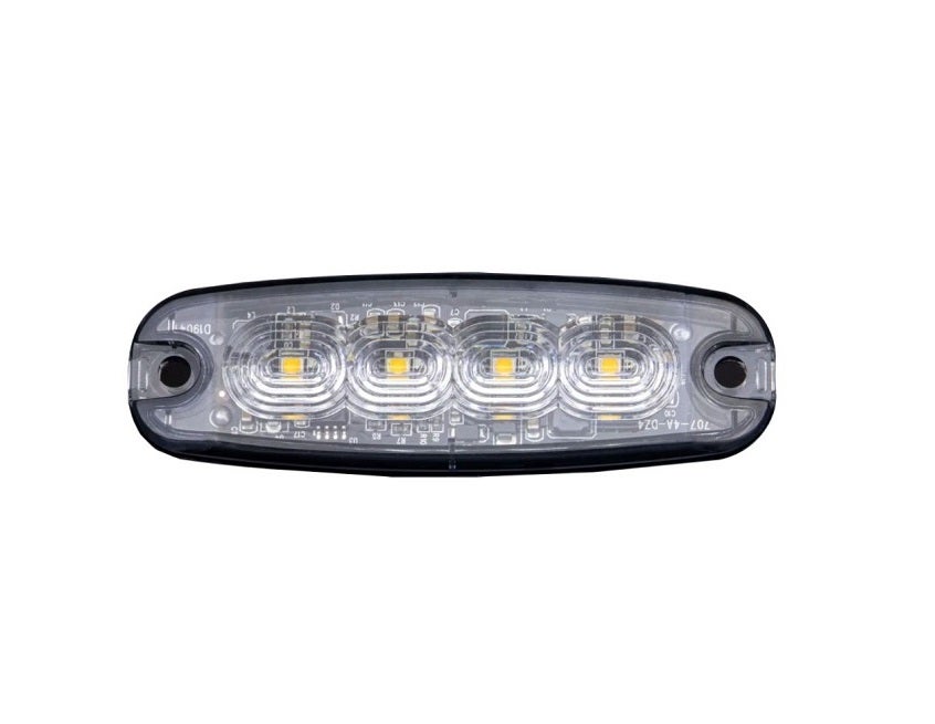 Cruise Light Flashing Light Orange 4pcs LED Clear Lens