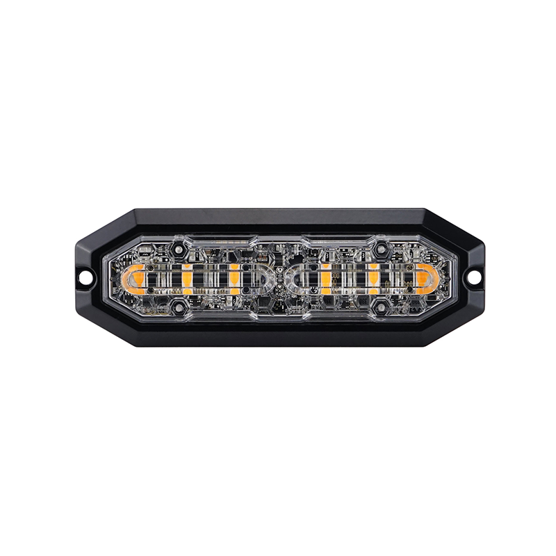 Flashing Light 6pcs Orange LED 20W