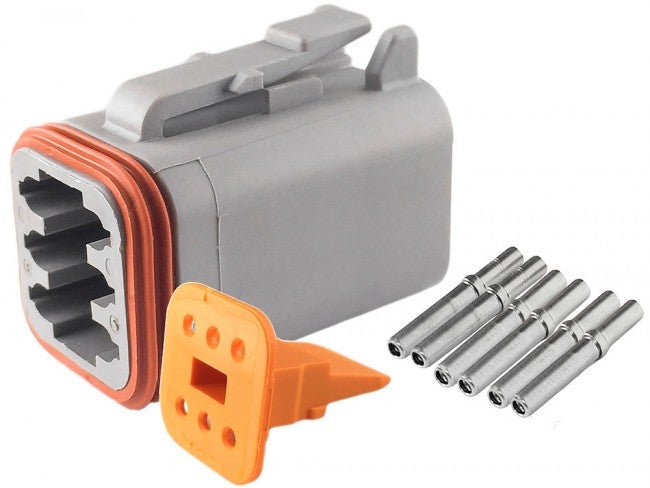 PT-Deutsch 6-pin female connector kpl