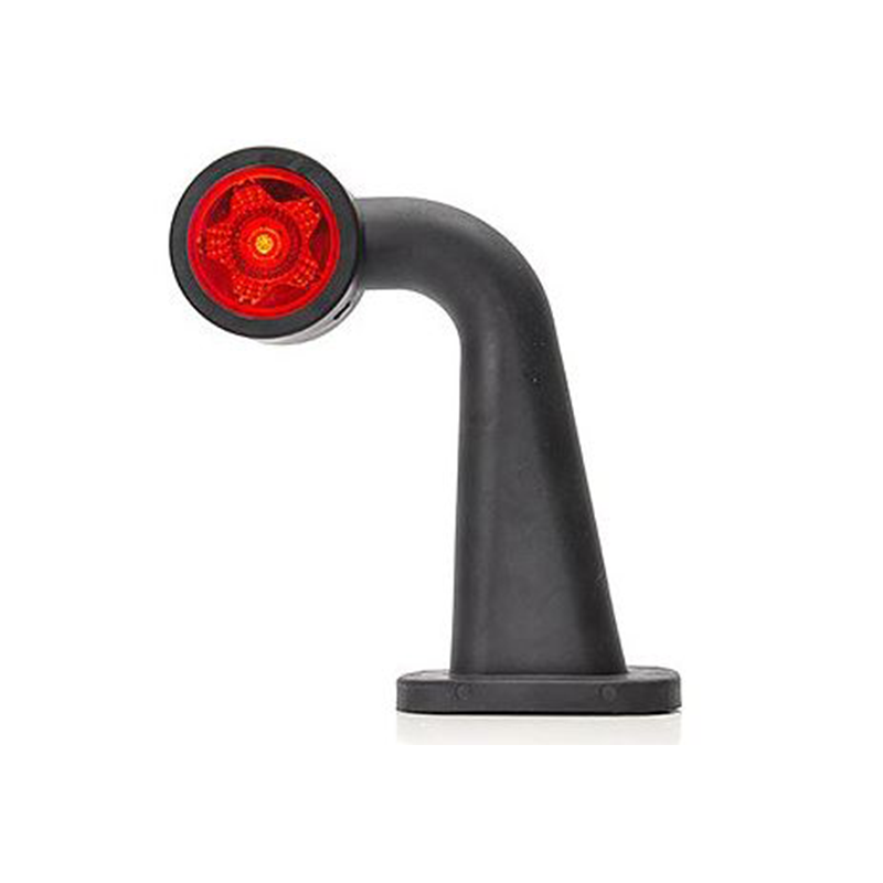 Angled Rubber Arm Position Light White / Red Right