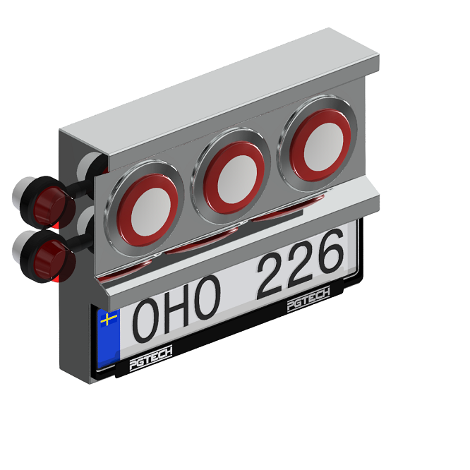 Pgtech Rear Light Box 3 Jokon / IZELED