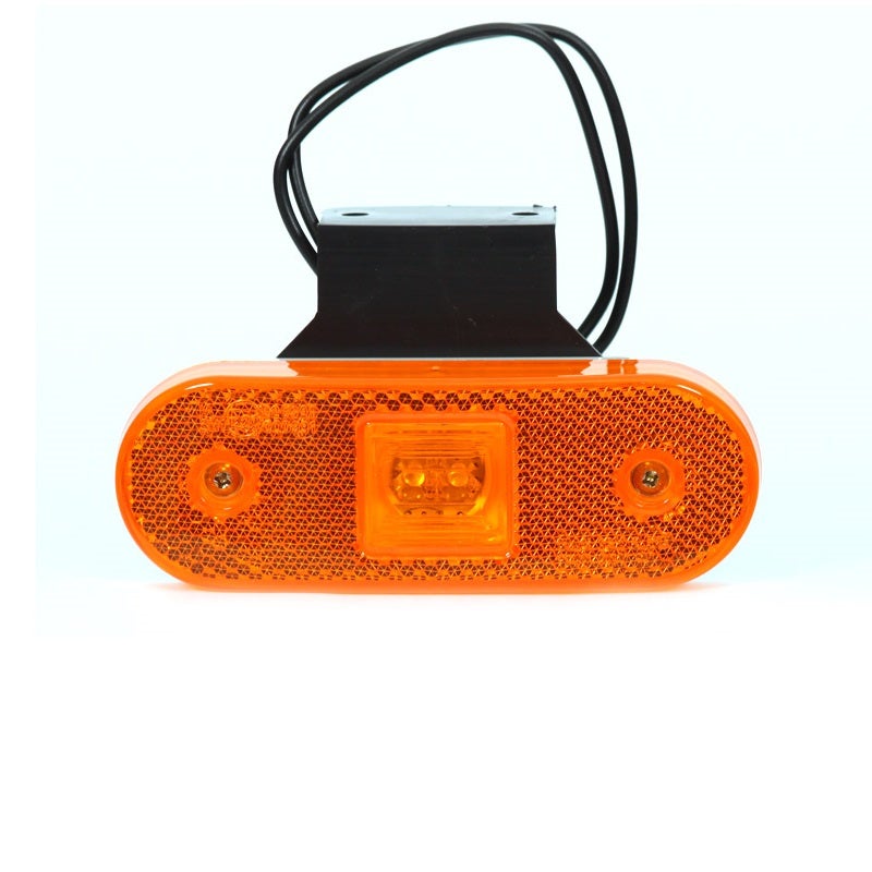 Side Marker Orange LED with Reflector incl. mount