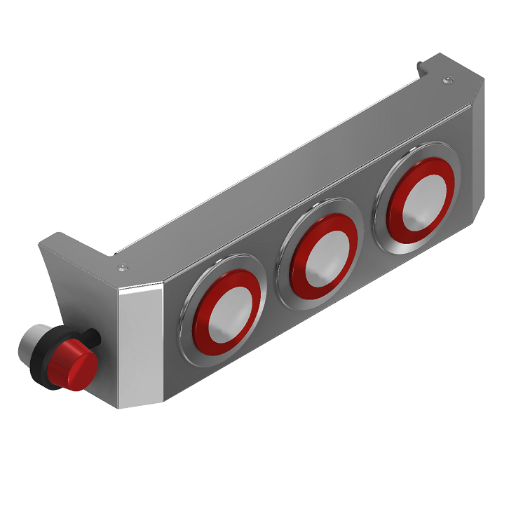 Pgtech Rear light box Scania Mudguard mounted tractor unit