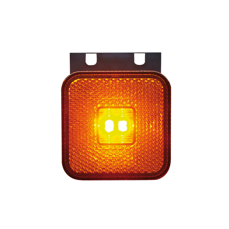 Side Marker Orange LED with Reflector incl. mount