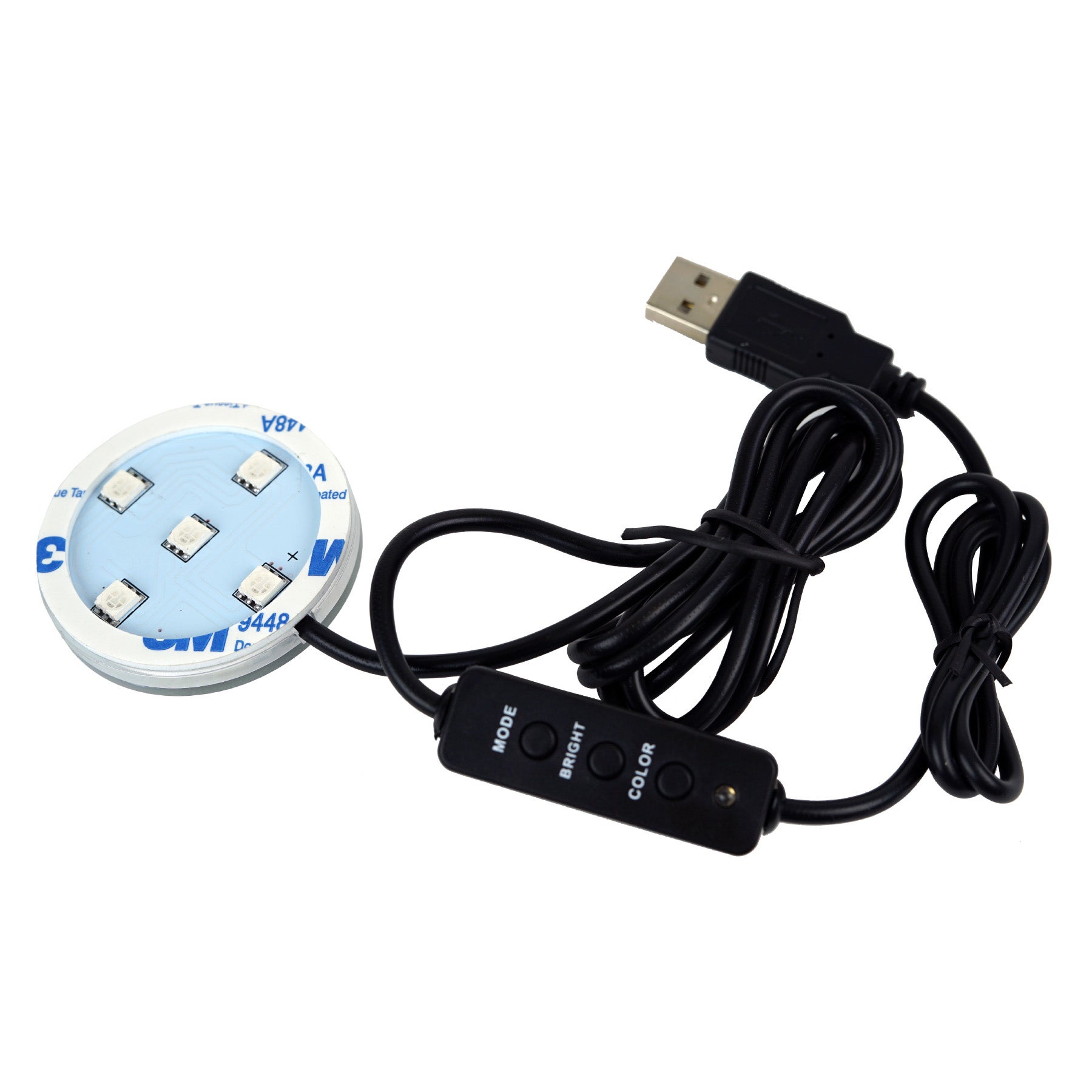 Light Plate for Poppy LED RGB 7 Colours, 12-24V DC