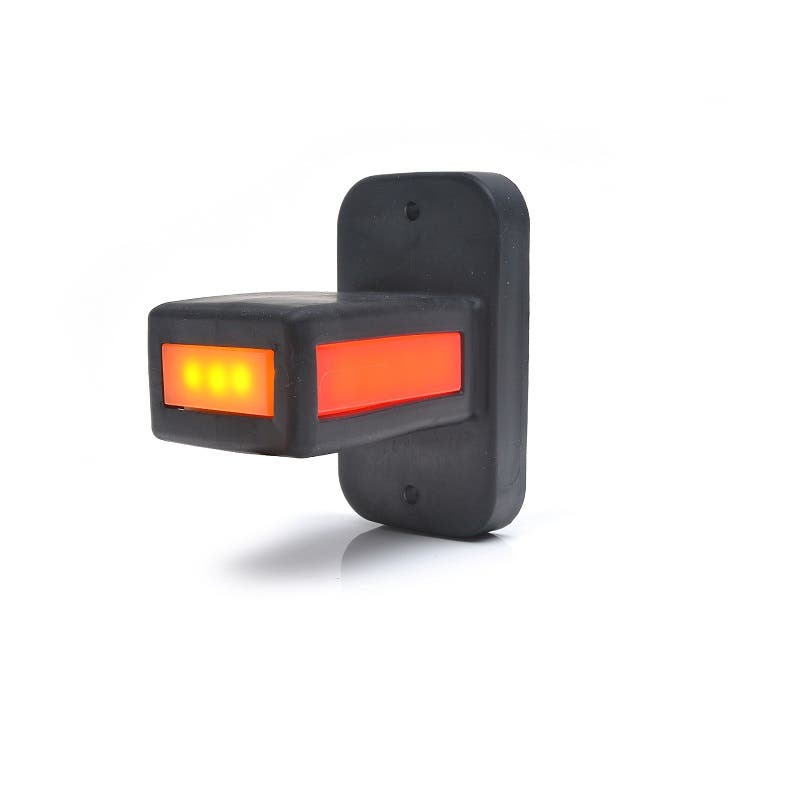 Rubber Arm Neon Short White / Red / Orange