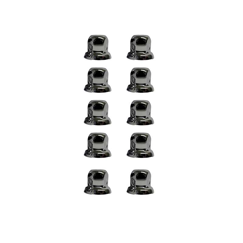 Wheel Nut Cover Flat-Top 32mm Stainless Steel for Alu Rim - 10P