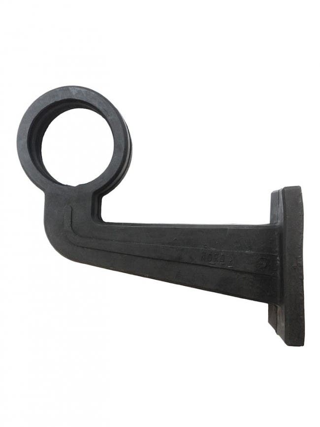 Long angled rubber arm for lollipop