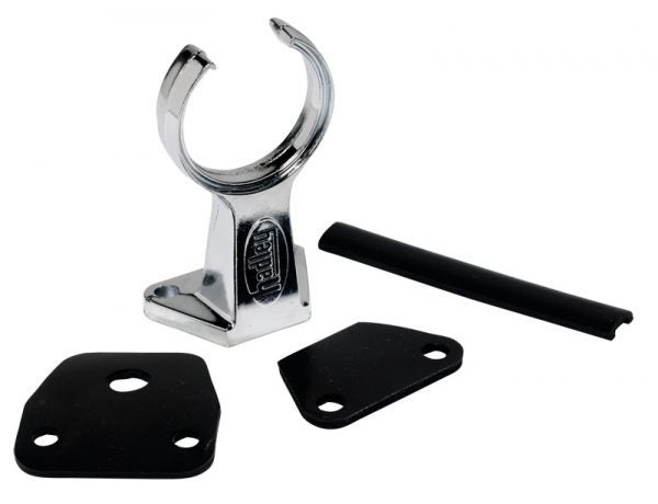 Hadley foot/mount 9,3cm Zinc/Chromium