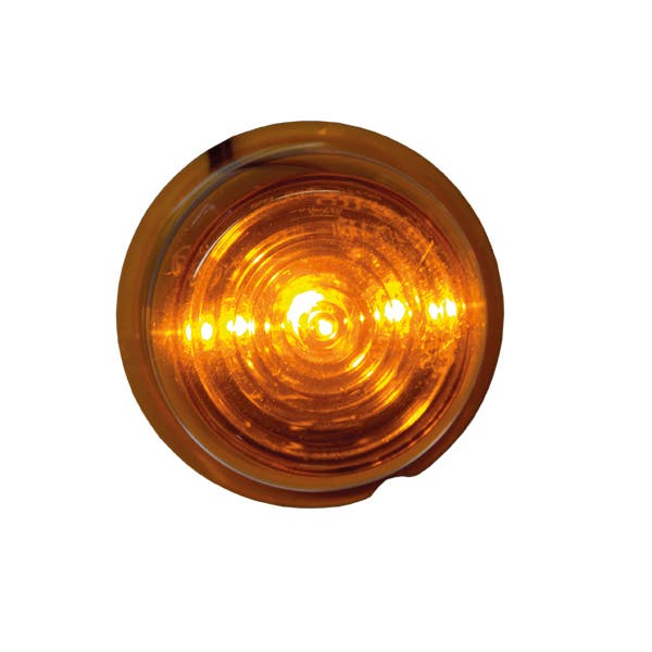 Viking Side Marker Orange LED Straight Line Orange Lens