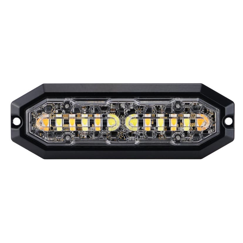 Flashlight 12pcs LED Duo Orange / White Glow