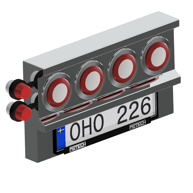 Pgtech Rear Light Box 4 Jokon / Izeled