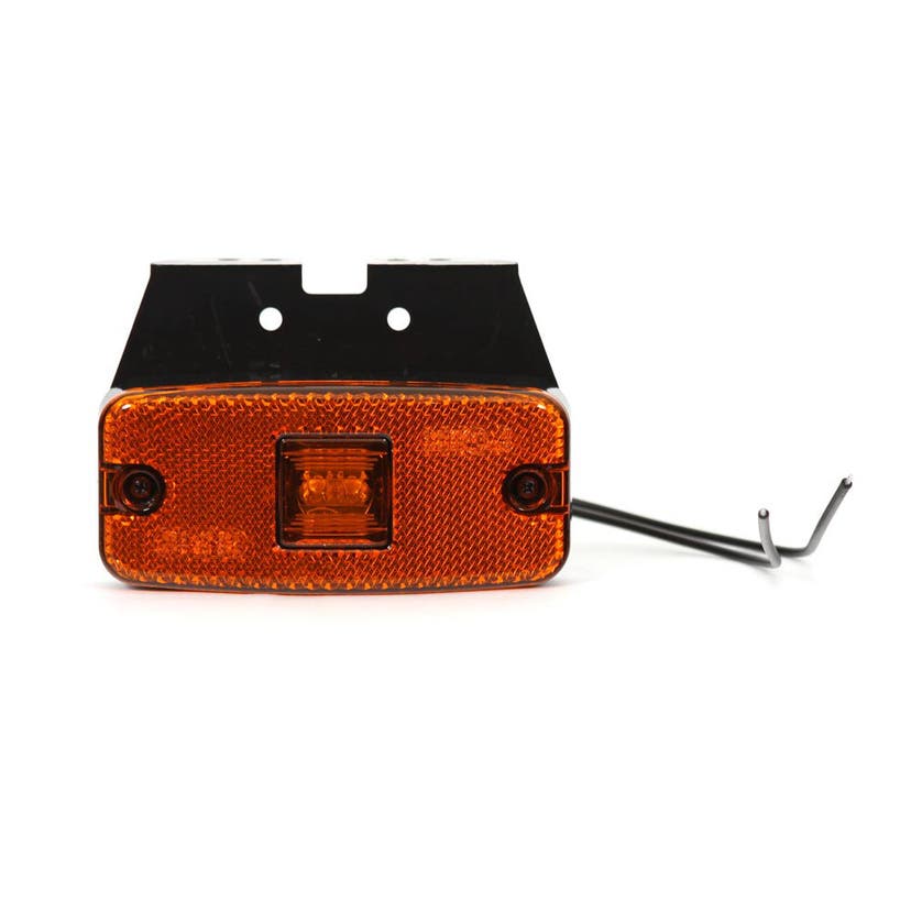 Side Marker Orange LED with Reflector incl. mount