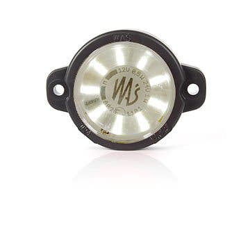 Position Light Round White Clear Lens