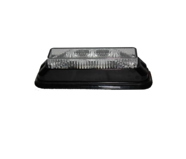 Flashing Light 4x3w LED Clear Glass