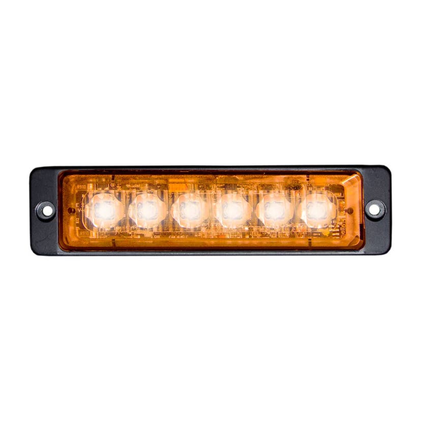Flashing light Slim 6pcs LED ADR-Approved