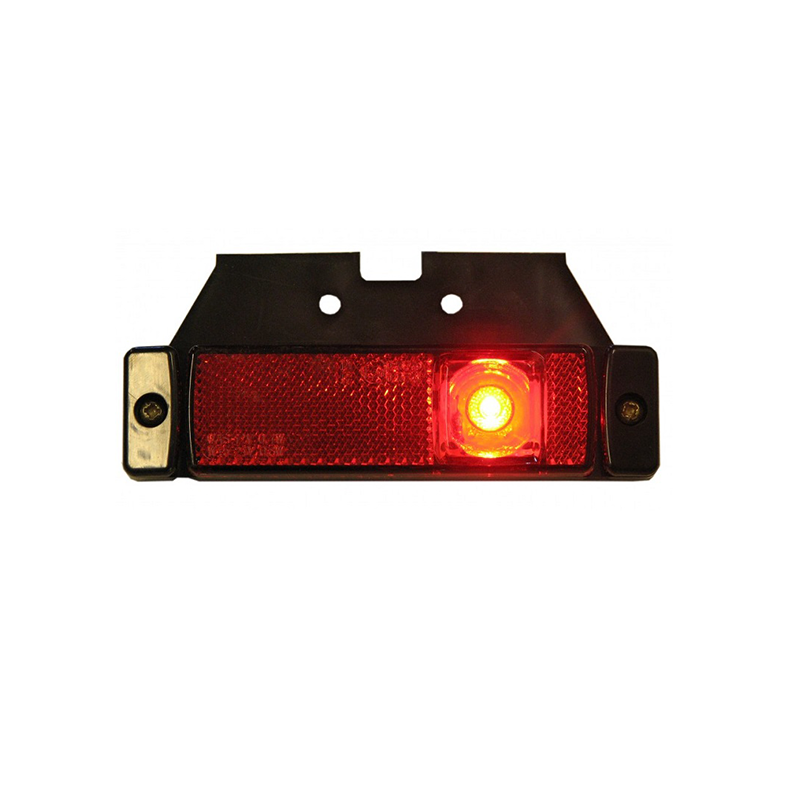Position light Red LED with Reflector incl. mount