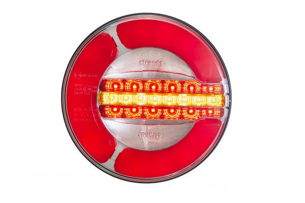 Rear light LED 3 chambers 12-24V Rear/Brake/Dyn. Indicators