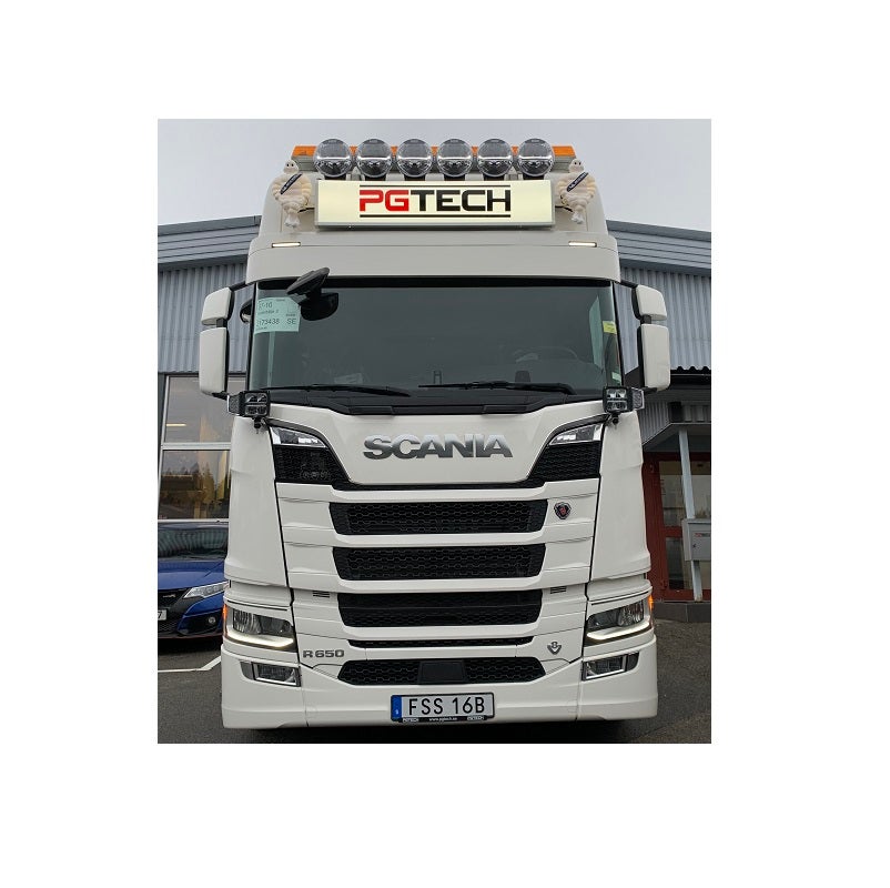 Pgtech Plough light brackets Scania Nextgen