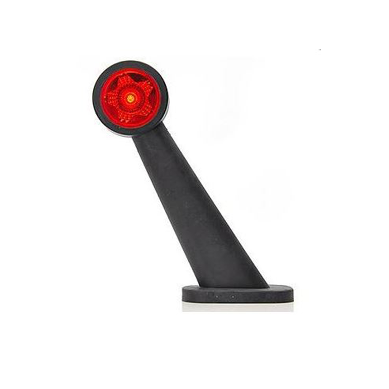 Angled Rubber Arm Position Light White / Red Right