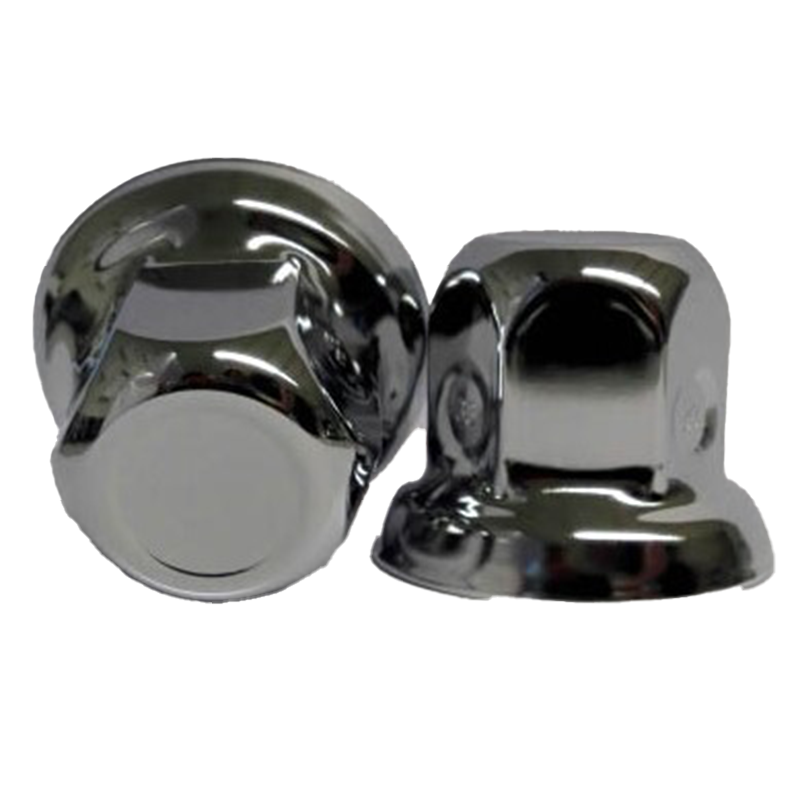 Wheel Nut Cover Flat-Top 33mm Stainless Steel for Alu Rim - 10P