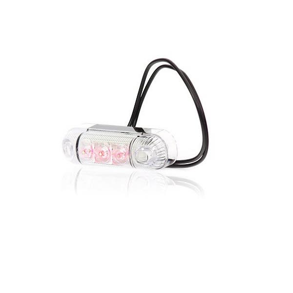 Position Light Red LED Clear Lens