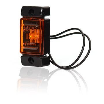 Side Marker Orange LED with Rubber Frame