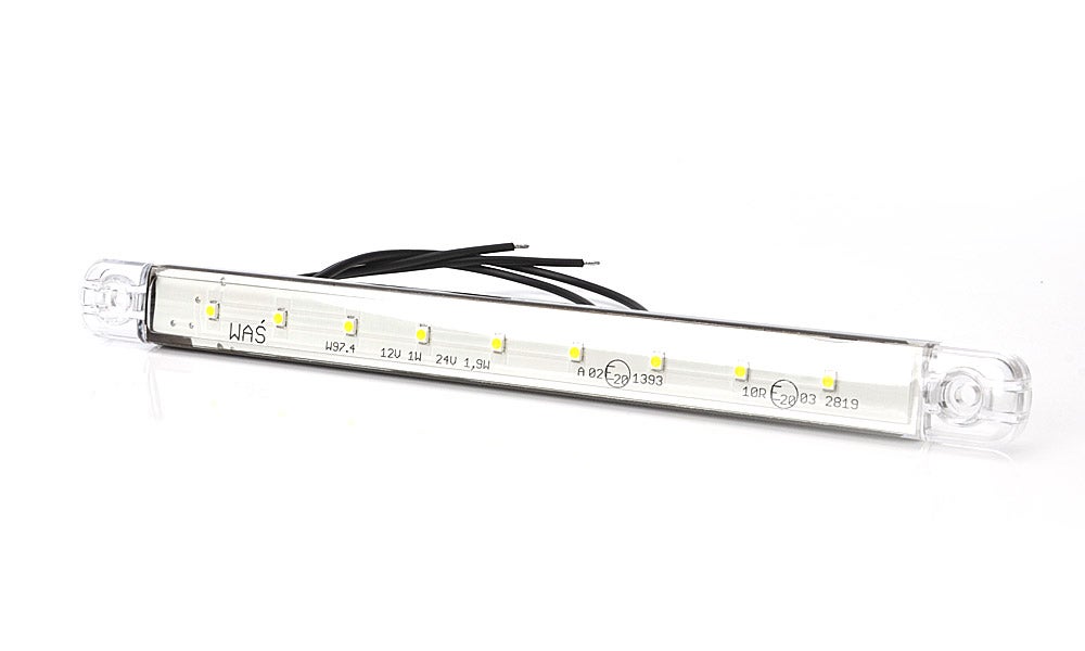 Position Light Slim White LED Clear Lens