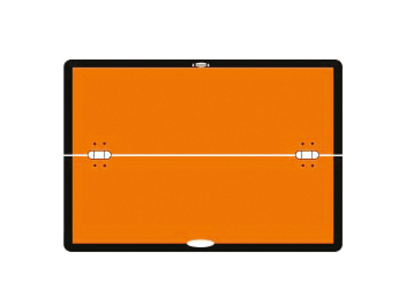 ADR plate foldable aluminium
