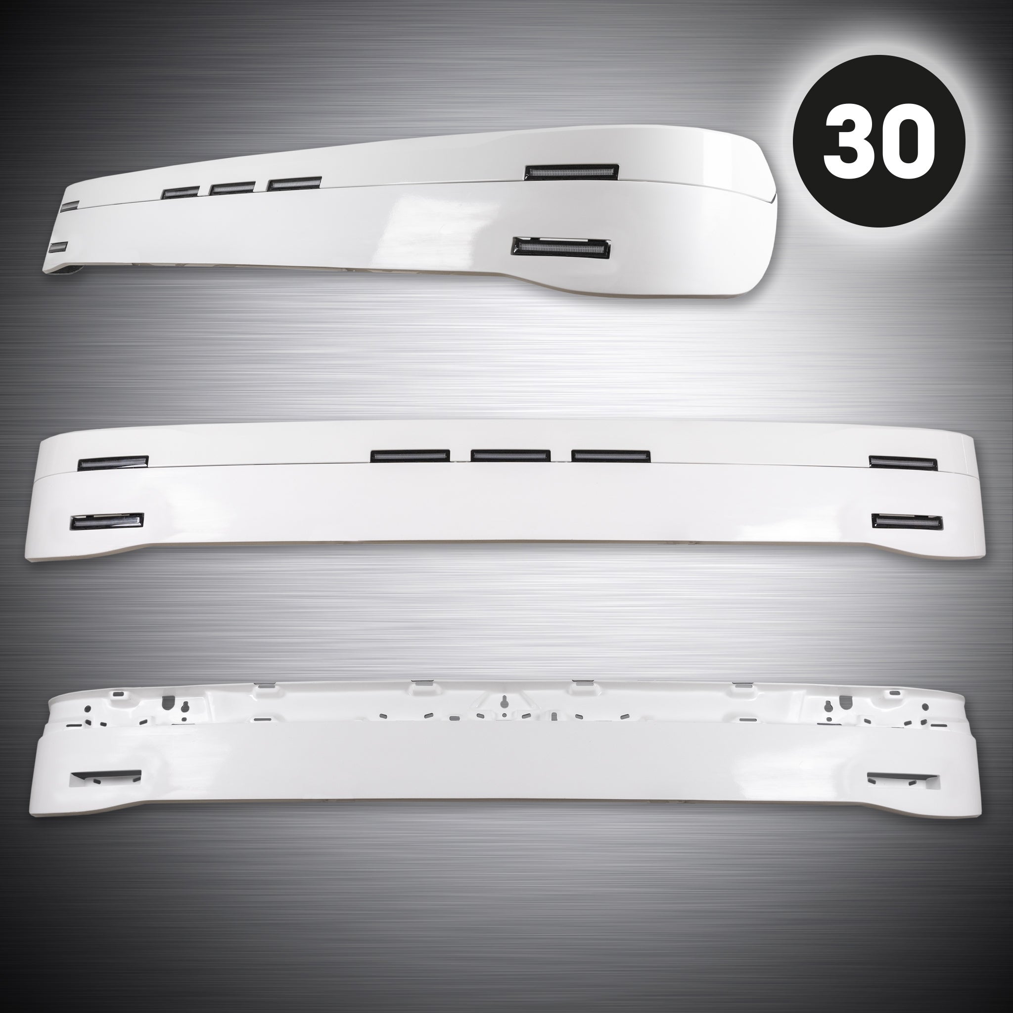 Sunvisor 35cm for Scania NG 2/5 position light