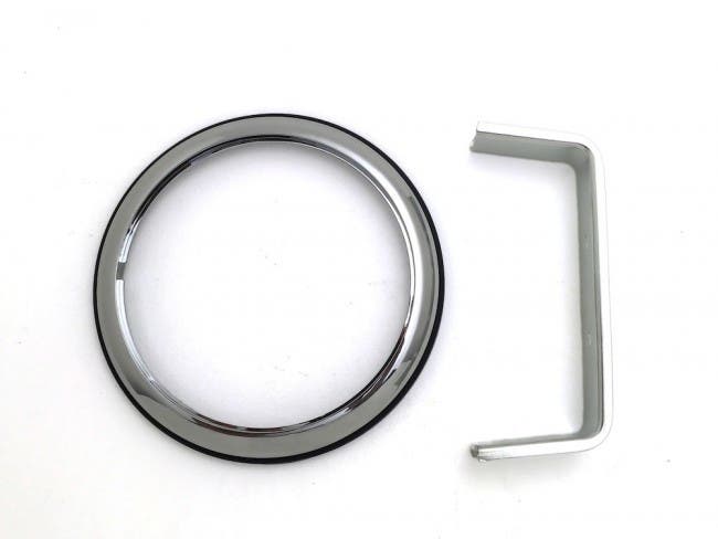 Chrome ring incl. clamp bracket & gasket Hamburger