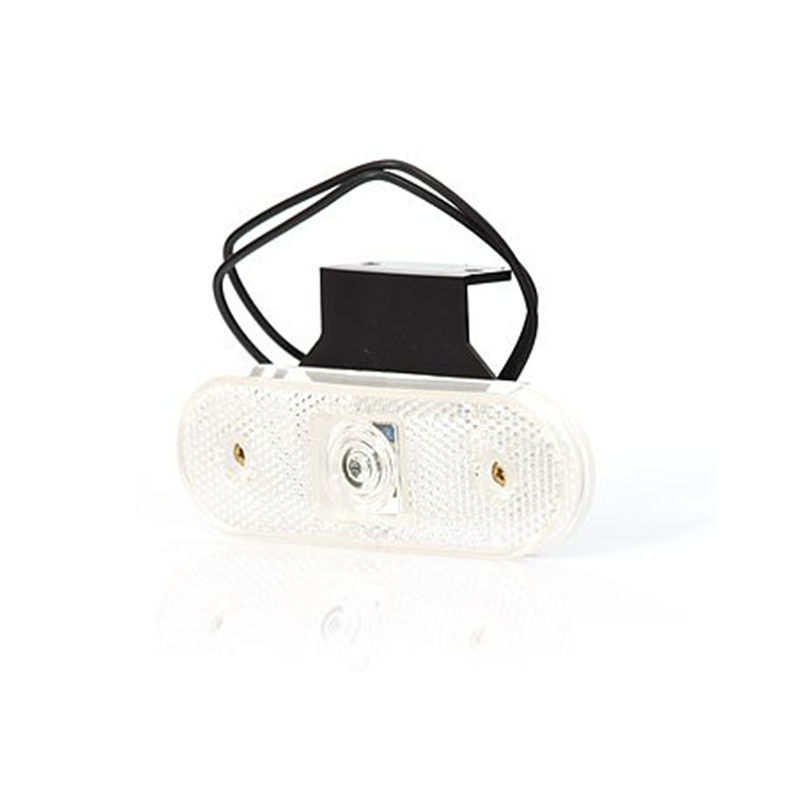 Position light White LED with Reflector incl. mount