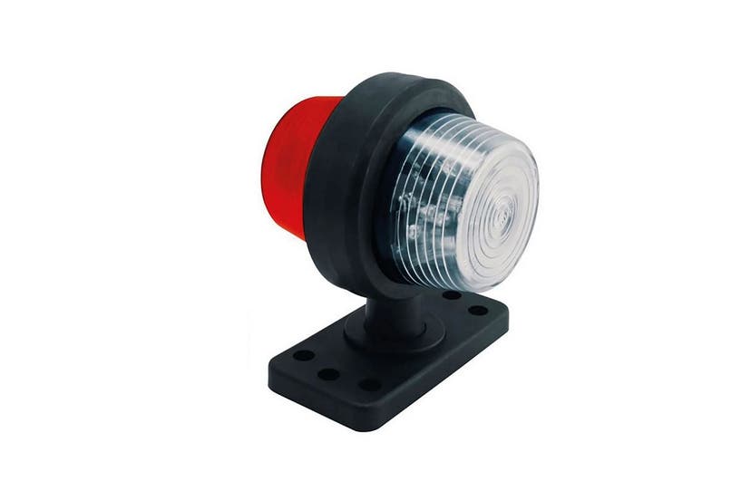 Gylle Position Light Red/White 110mm with Short Rubber Arm